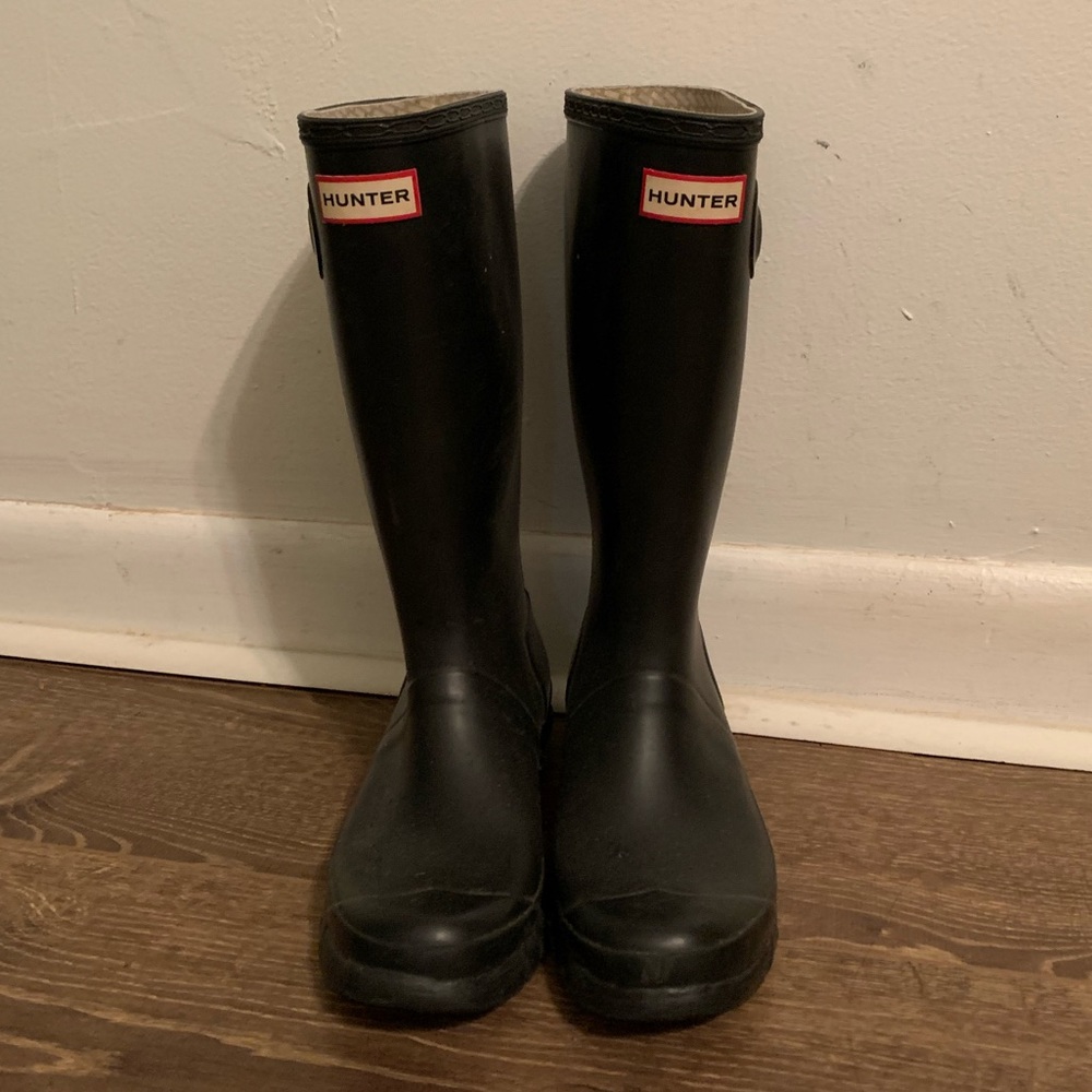 BIG kids Hunter Boots size 5 Fits Women’s 7-8